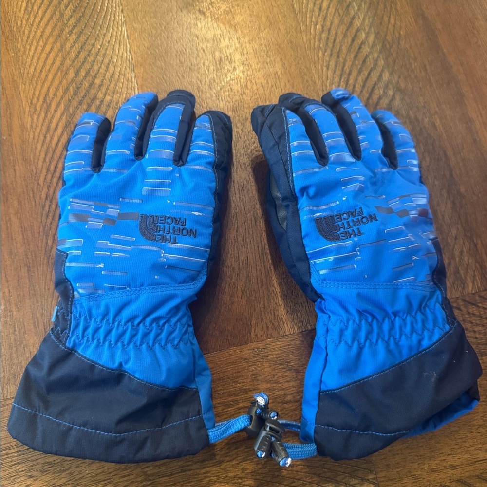 The North Face Kids Blue Ski Gloves